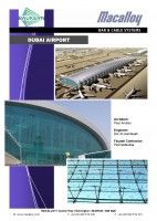 Терминал 3 аэропорта в Дубае. 35000 стержней Macalloy